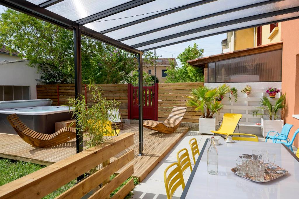 Chez Odette - SPA, Barbecue, Parking